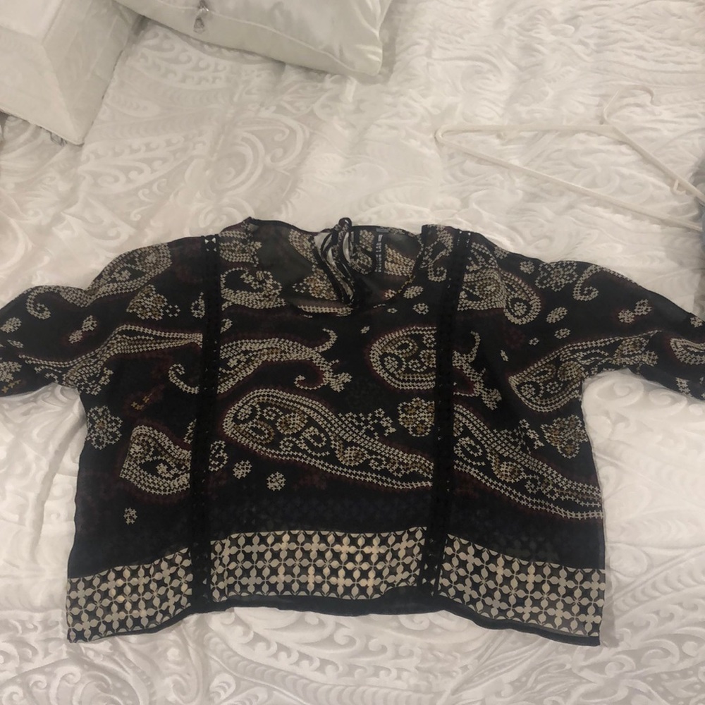 Design lab sheer blouse, perfect condition